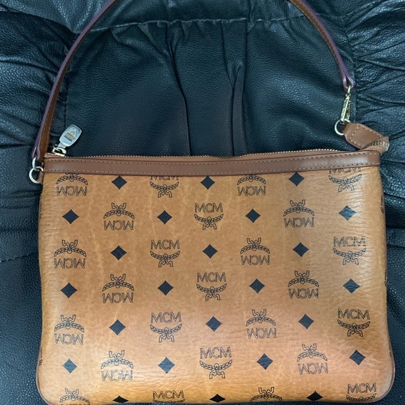 mcm small shoulder bag